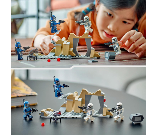 LEGO STAR WARS 75373 Zasadzka na Mandalorze — zestaw bitewny - 1248543 - zdjęcie 5